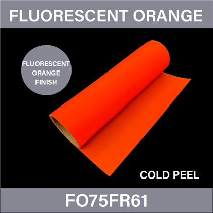 Fluorescējoša oranža DTF mājdzīvnieku plēves rullis